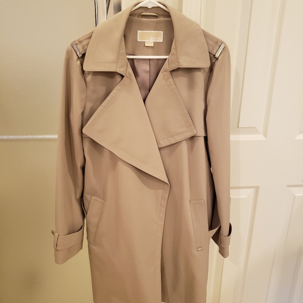 Michael Kors Women's Belted Mid Trench Jacket